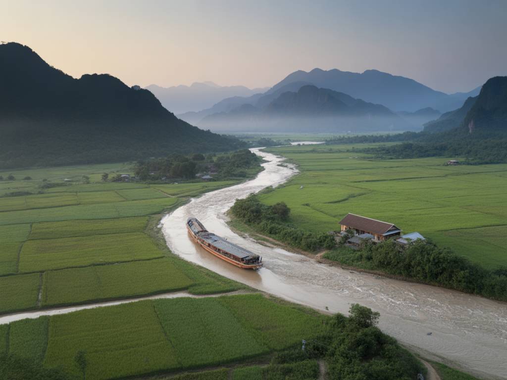 Voyage à vélo au Laos : entre montagnes brumeuses, villages ethniques et Mékong légendaire